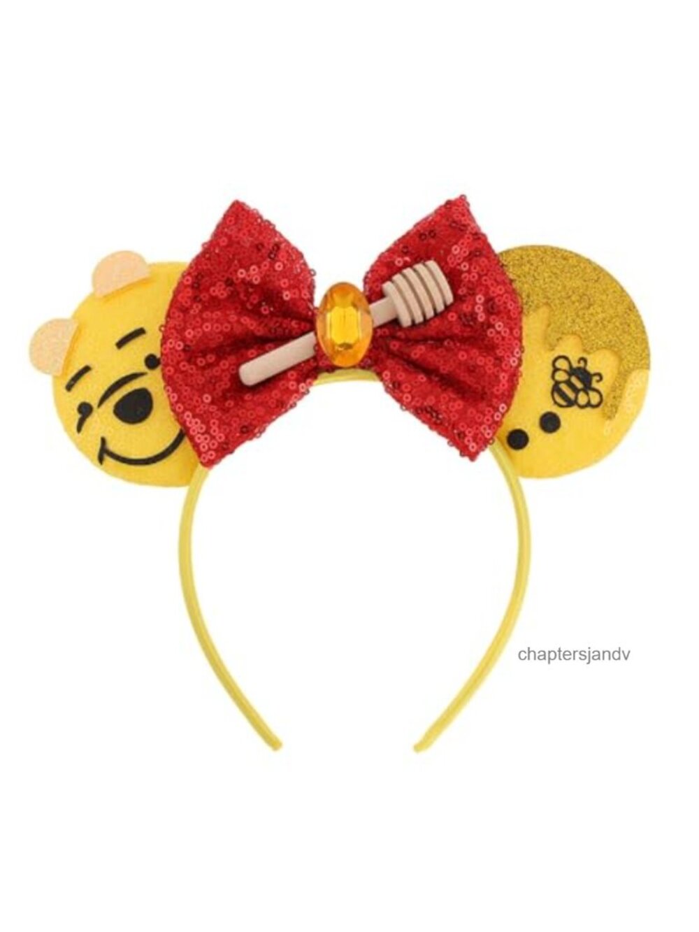 Sequin Bee Mouse Ears Headband Costume Hair Accessory for Women